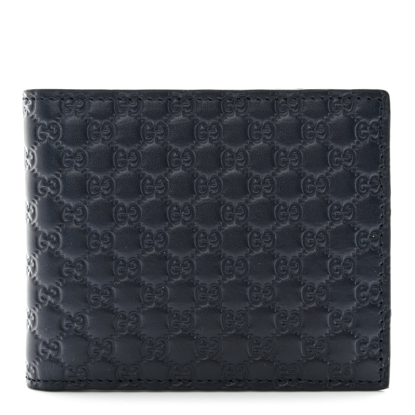Guccissima Avel Bi-Fold Wallet Blue
