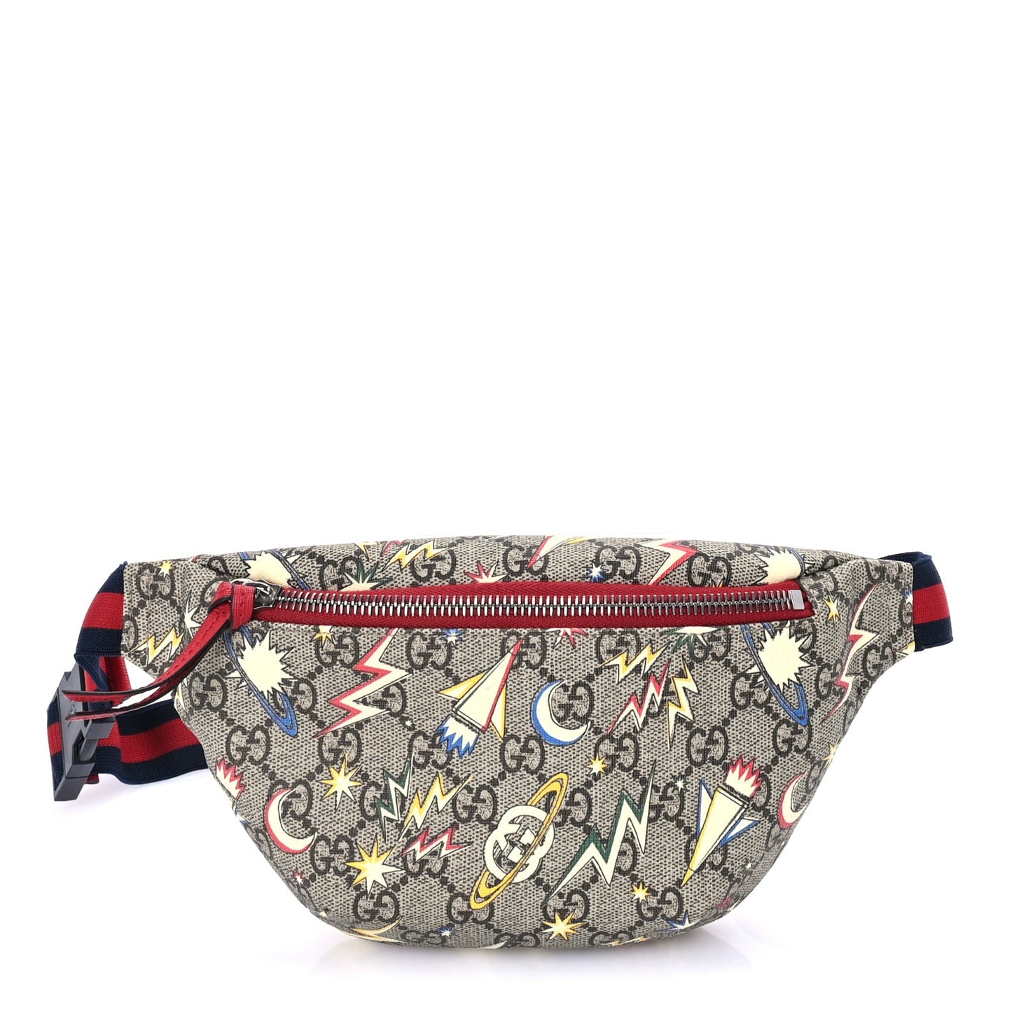 GG Supreme Monogram Childrens Space Print Belt Bag  Multicolor
