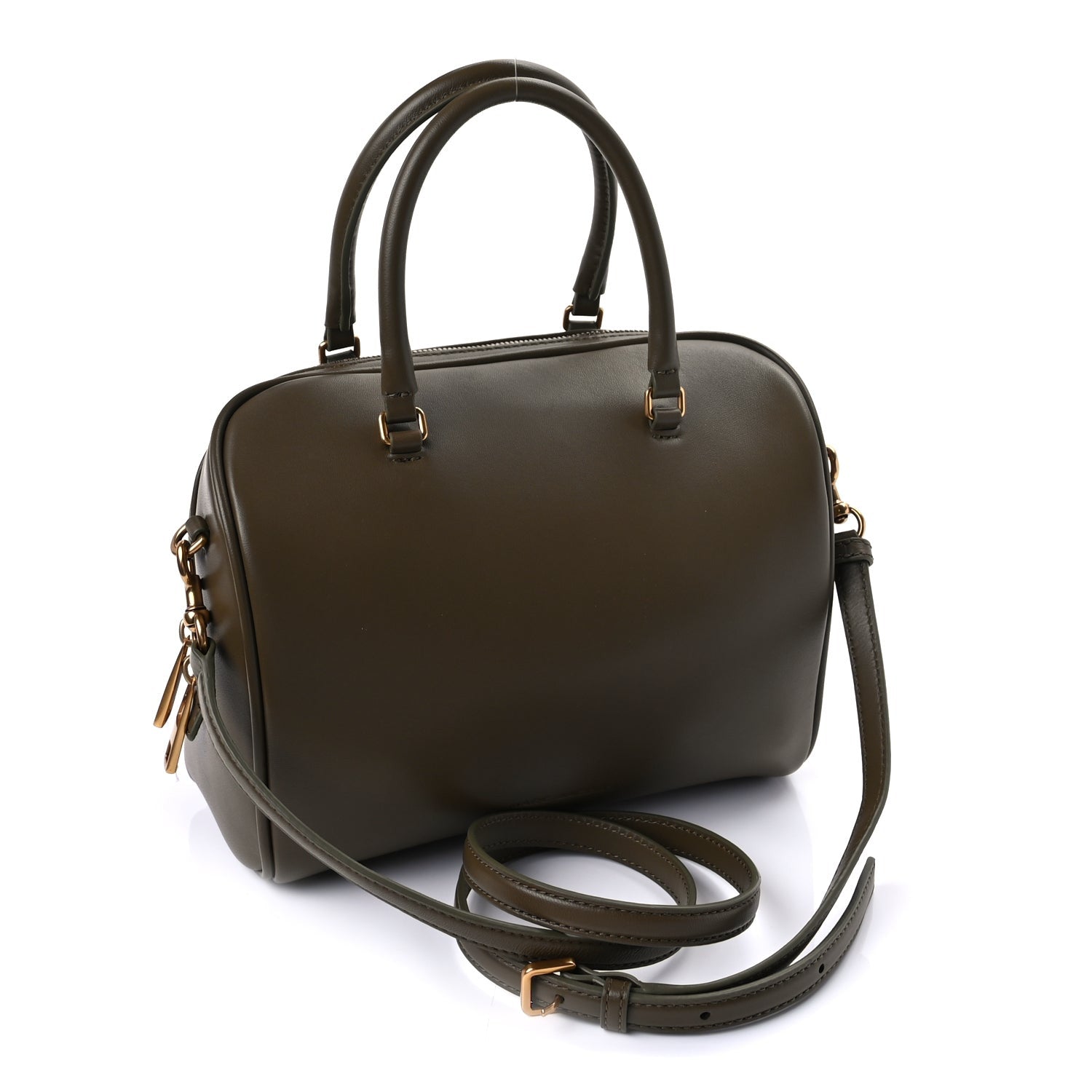 Marc Jacobs MARC JACOBS Lambskin Small The Wave Bag Olive 2 of 8