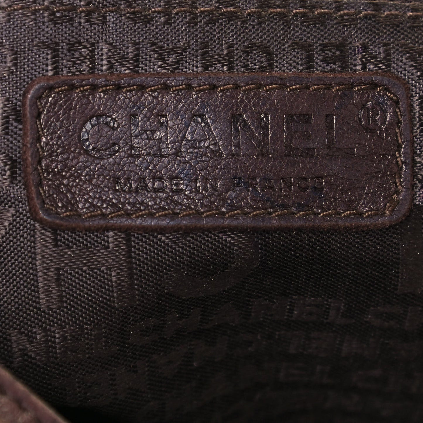 Lambskin Chain Hobo Brown