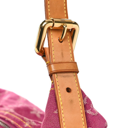 Louis Vuitton Denim Baggy GM Fuchsia 12 of 13