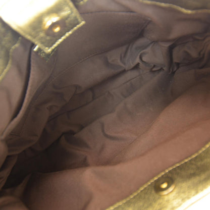 Gucci Monogram Bamboo Chain Shoulder Bag Gold 7 of 8