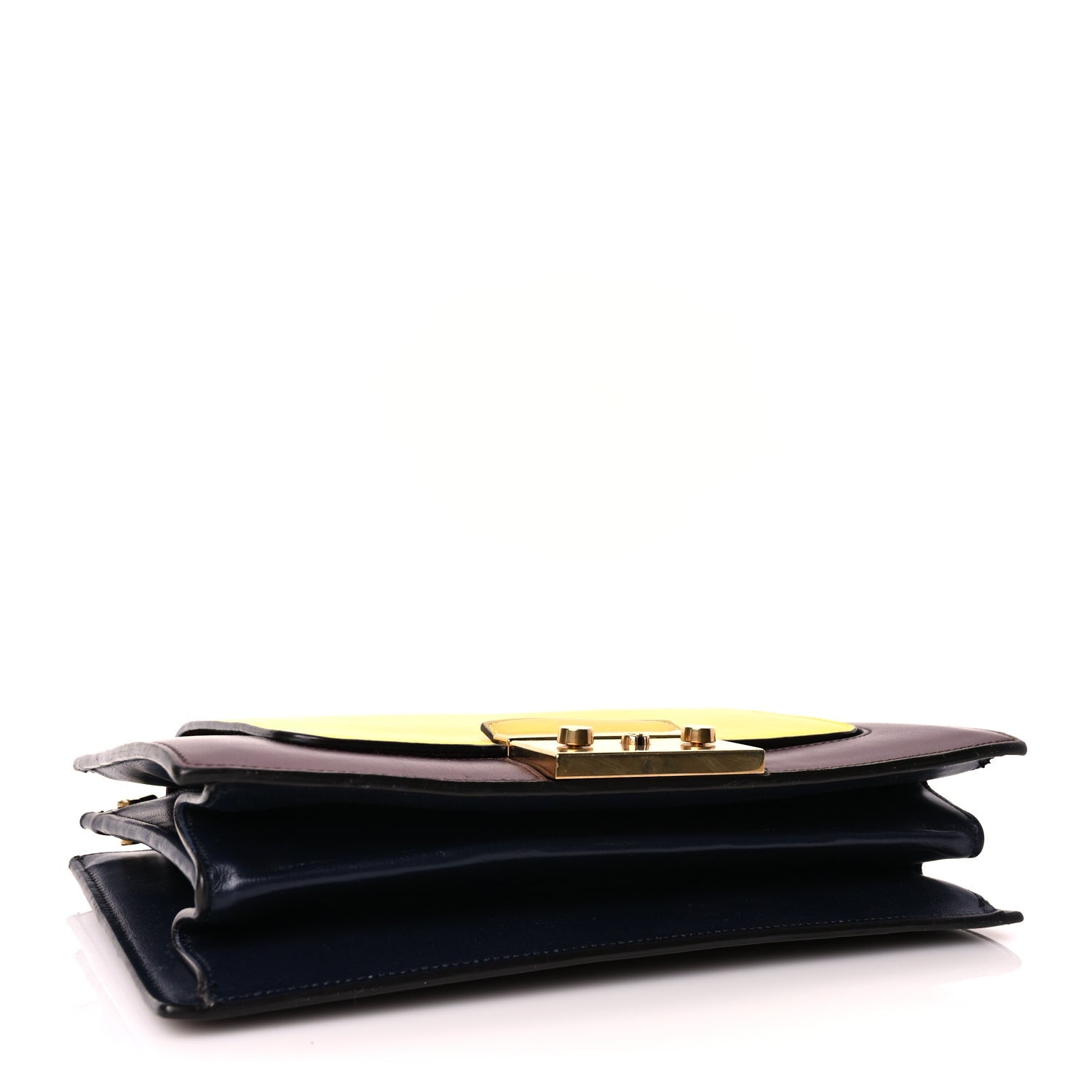 Mulberry Smooth Calfskin Pembroke Shoulder Bag Burgundy Lemon Midnight 3 of 8