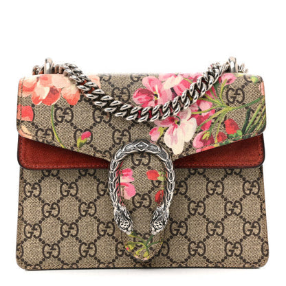 Gucci GG Supreme Monogram Blooms Mini Dionysus Shoulder Bag Beige Multicolor Dry Rose 1 of 2