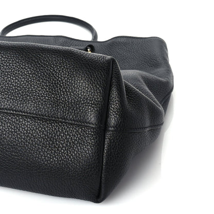 Prada Vitello Daino Tote Nero Black 8 of 8