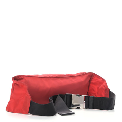 Prada Tessuto Nylon Montagna Belt Bag Red 2 of 8