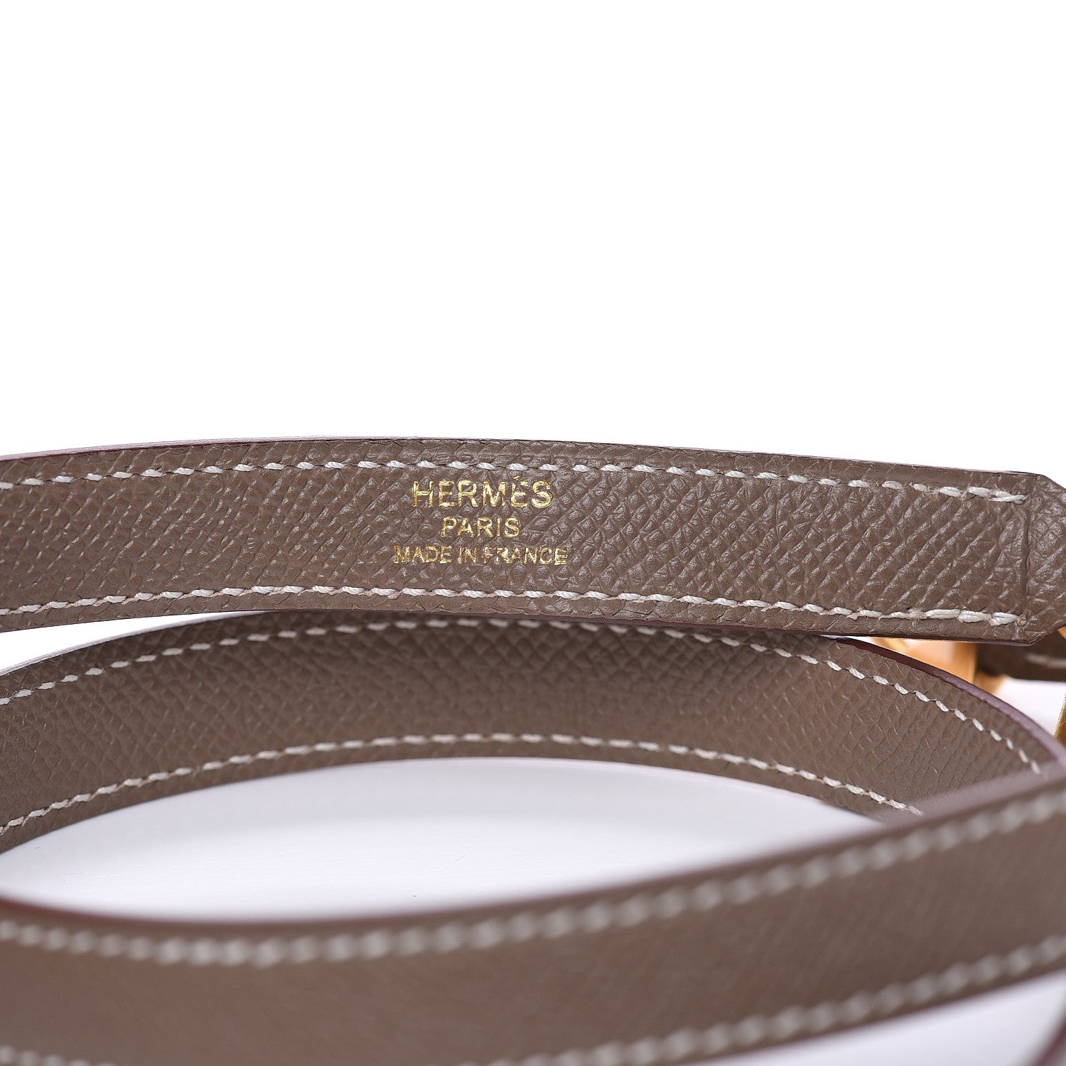 Hermes Epsom Horseshoe Kelly Sellier 25 Jaune Ambre Etoupe 28 of 34