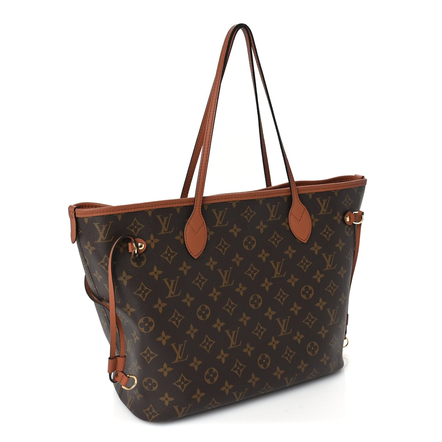 Monogram Calfskin Neo Neverfull Inside Out MM  Tan