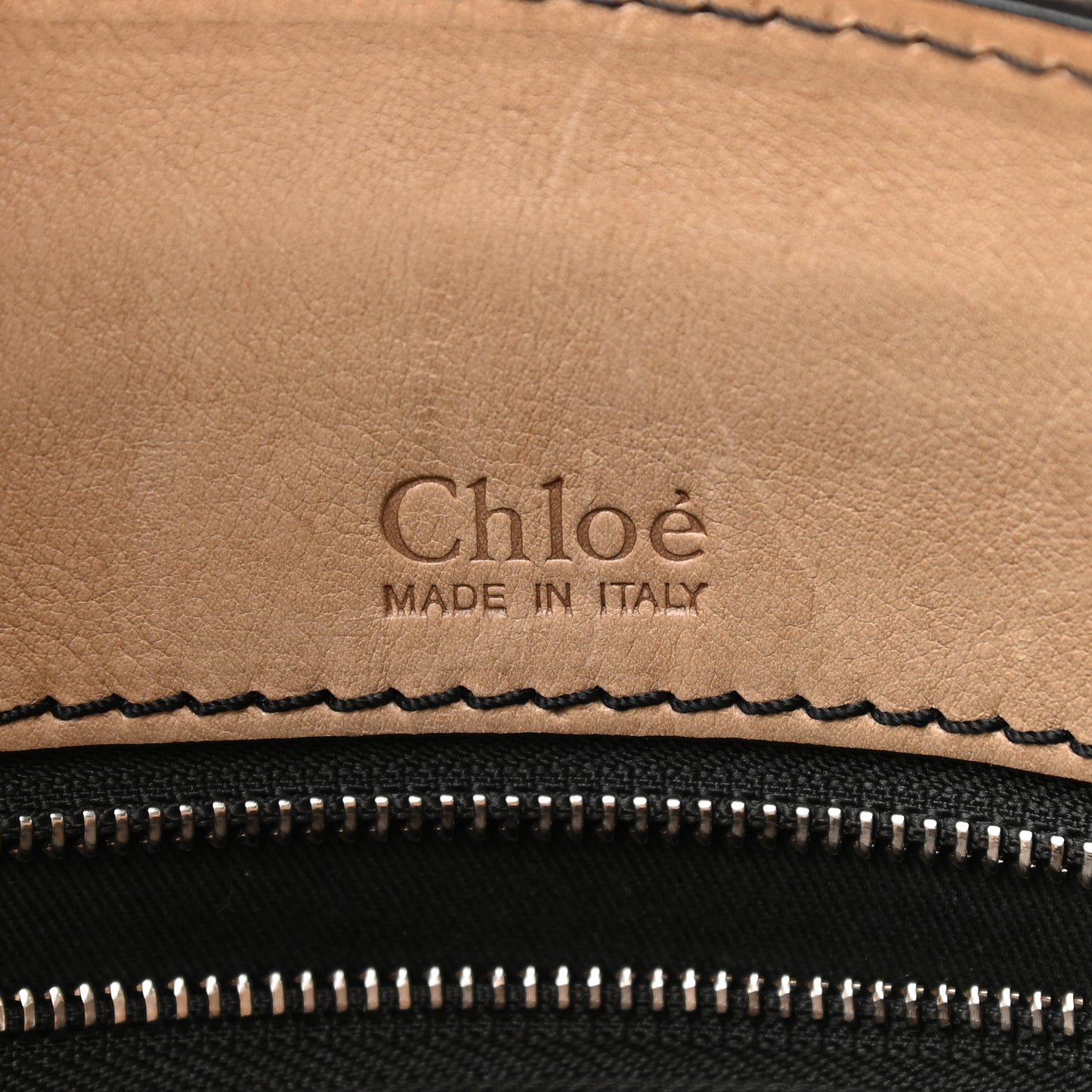 Calfskin Edith Satchel Beige