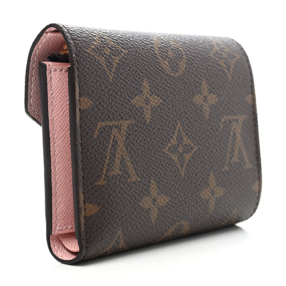 Louis Vuitton Monogram Victorine Wallet Rose Ballerine 2 of 4