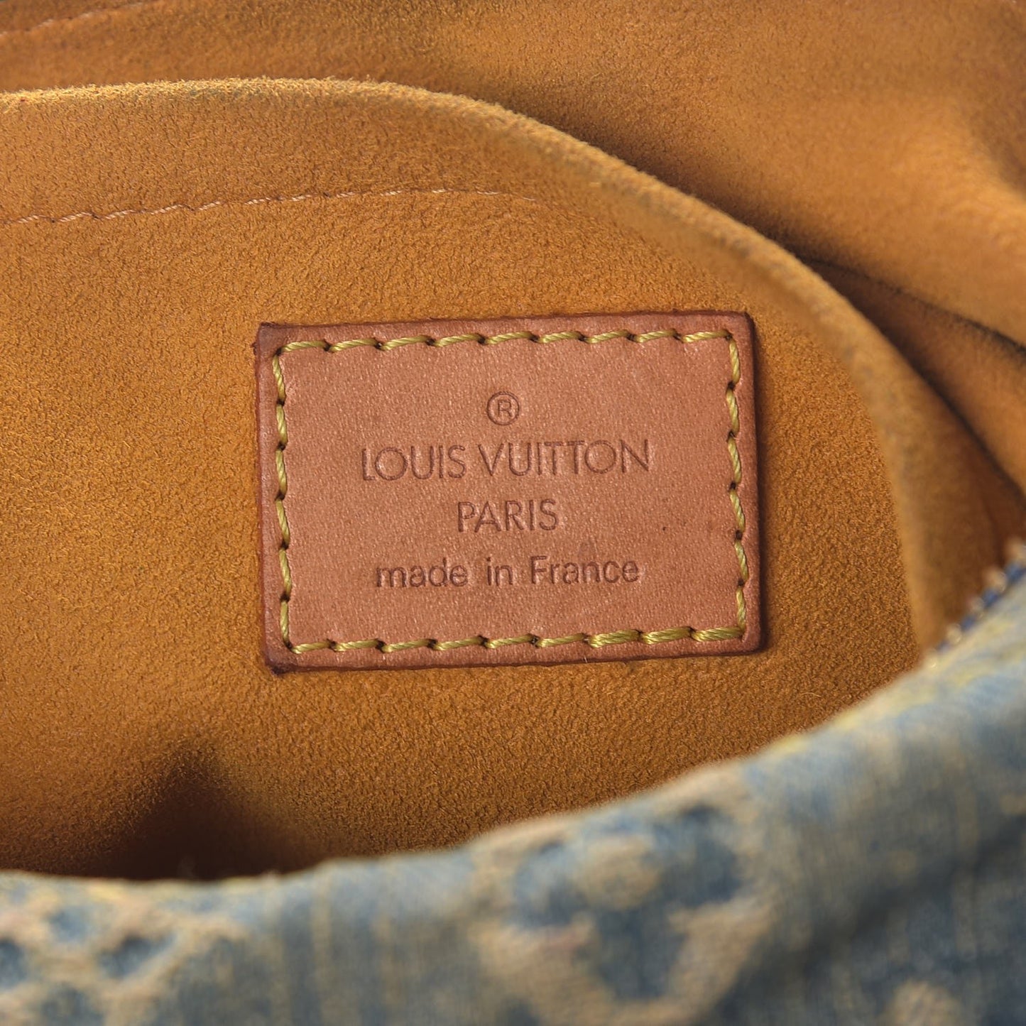 Monogram Denim Baggy PM Blue