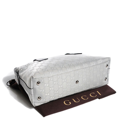 Gucci Monogram Small Boston Silver 4 of 7