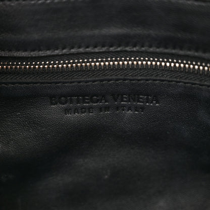 Bottega Veneta Lambskin Maxi Intrecciato Cassette Crossbody Bag Black 6 of 19