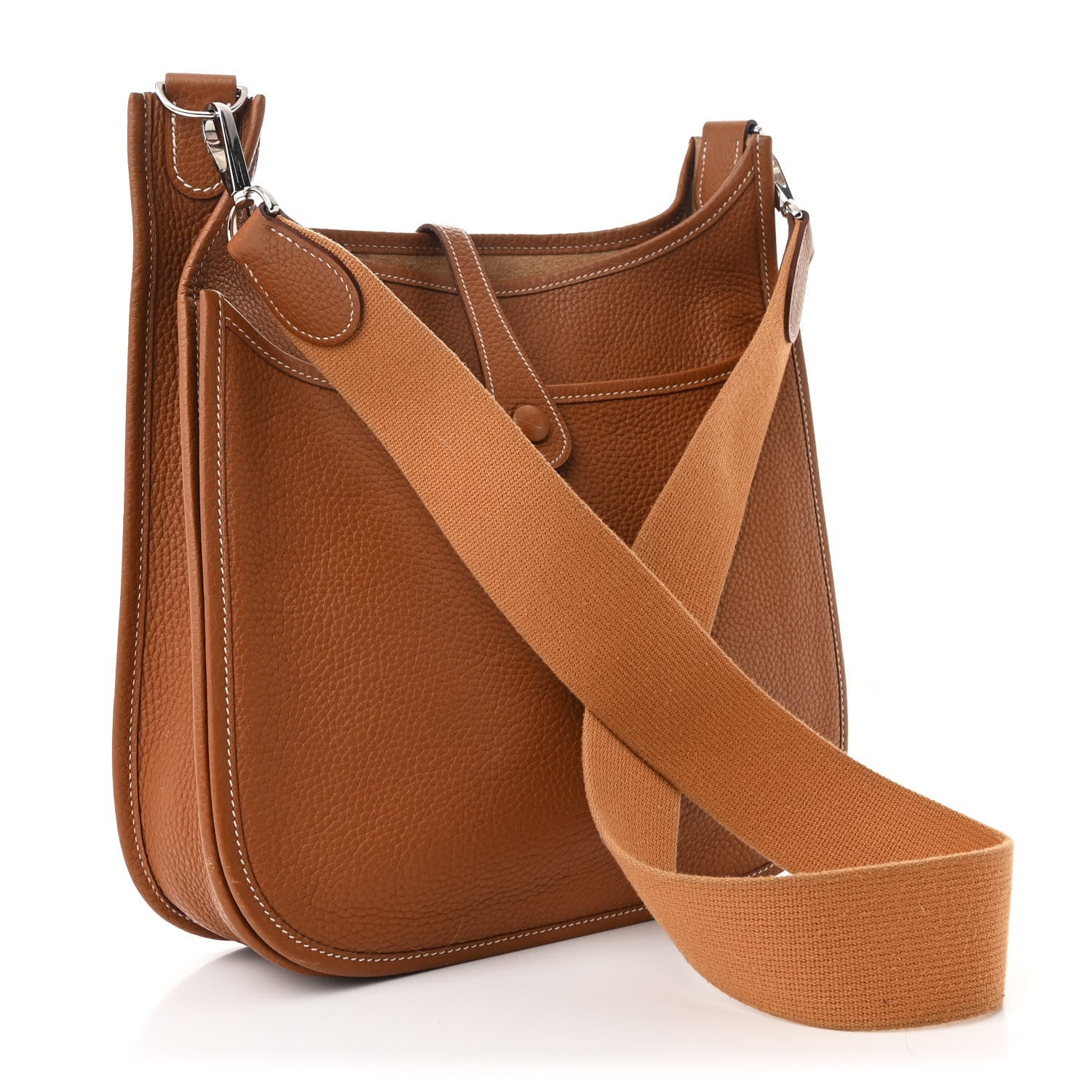 Hermes Taurillon Clemence Evelyne III PM Gold 10 of 14