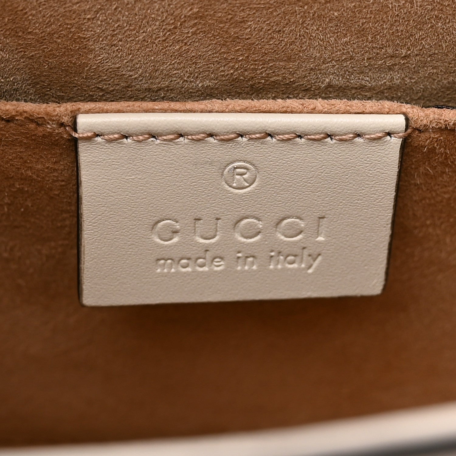 Gucci Calfskin Mini Sylvie Top Handle Bag White 6 of 15