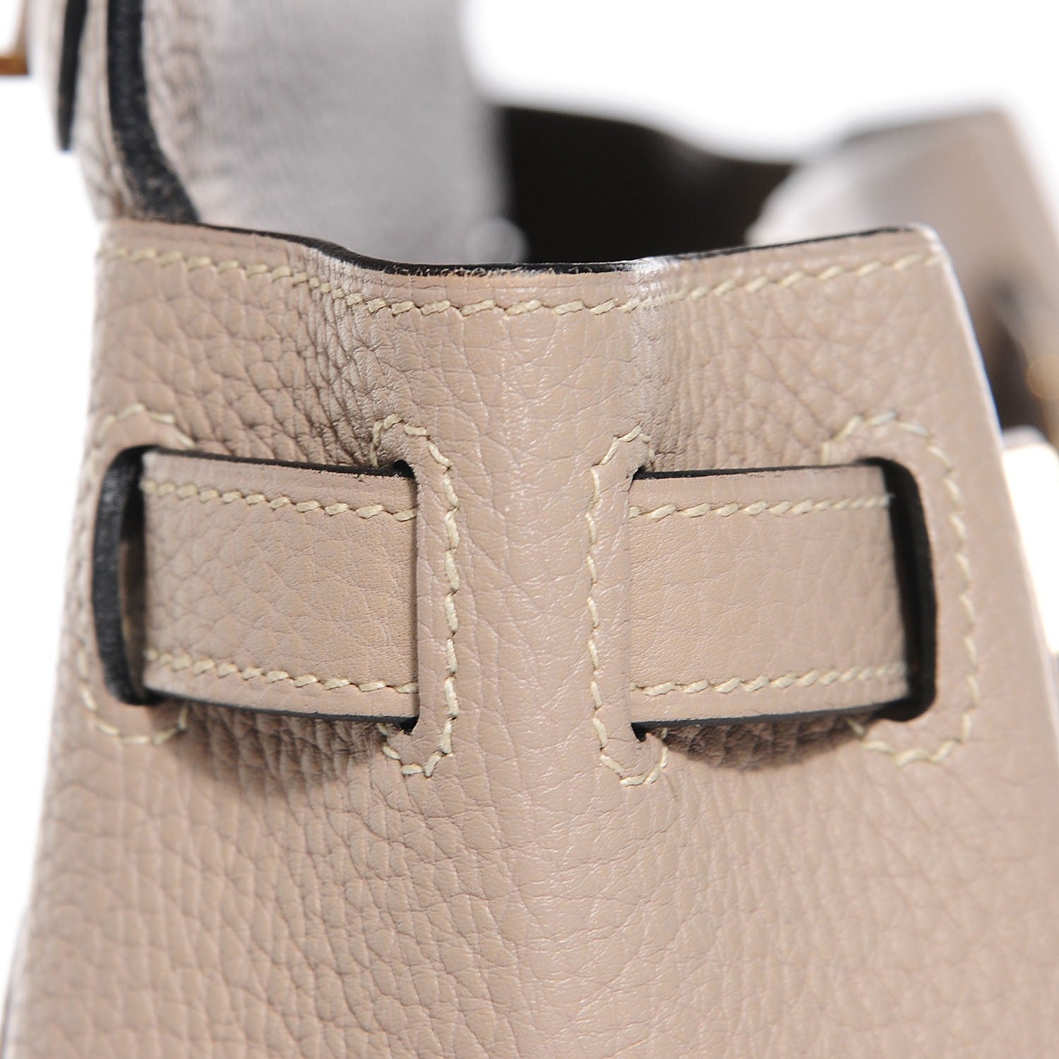 Hermes Taurillon Clemence Kelly Retourne 28 Gris Tourterelle 10 of 26