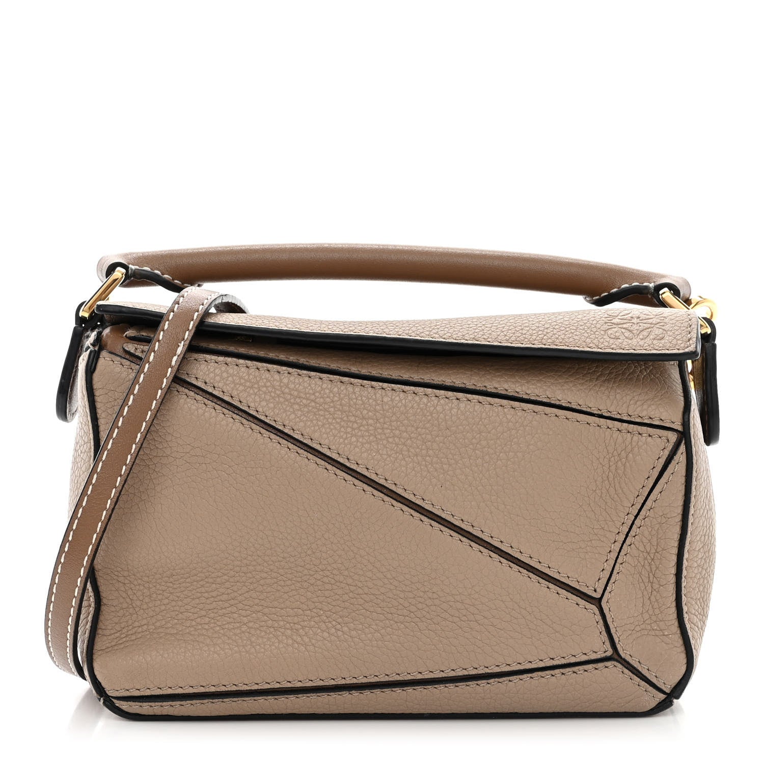 Loewe Calfskin Mini Puzzle Bag Sand Mink 1 of 12