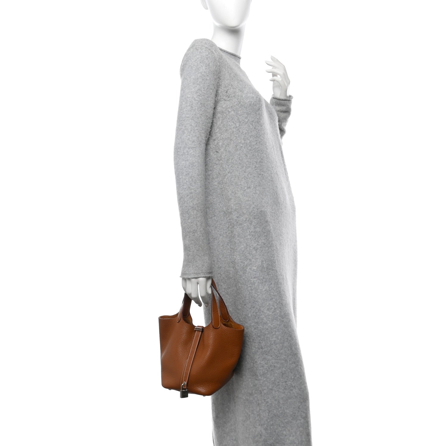 Hermes Taurillon Clemence Picotin Lock 18 PM Gold 2 of 10