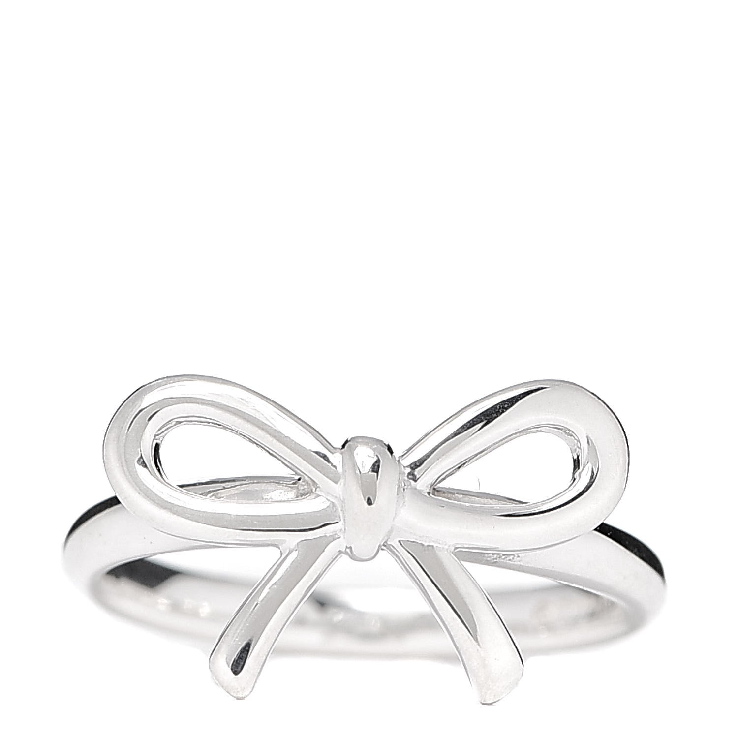 Tiffany Sterling Silver Bow Ring 47 4 1 of 6