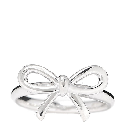 Tiffany Sterling Silver Bow Ring 47 4 1 of 6