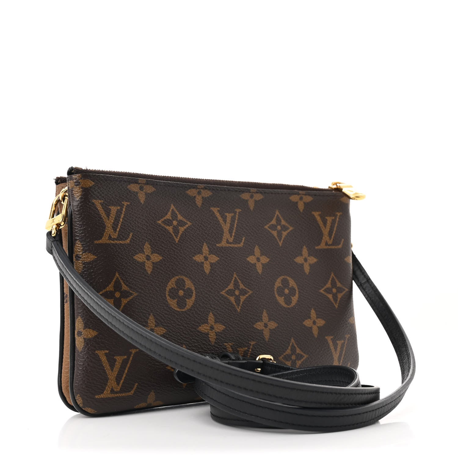 Louis Vuitton Reverse Monogram Giant Double Zip Pochette 3 of 10