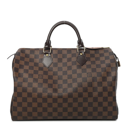 Louis Vuitton Damier Ebene Speedy 35 1 of 11