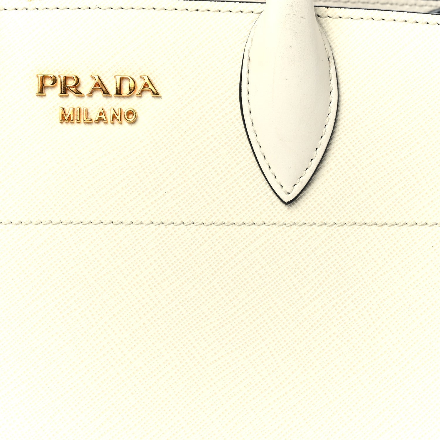 Prada Saffiano City Calf Bibliotheque Bag  White Begonia 6 of 8