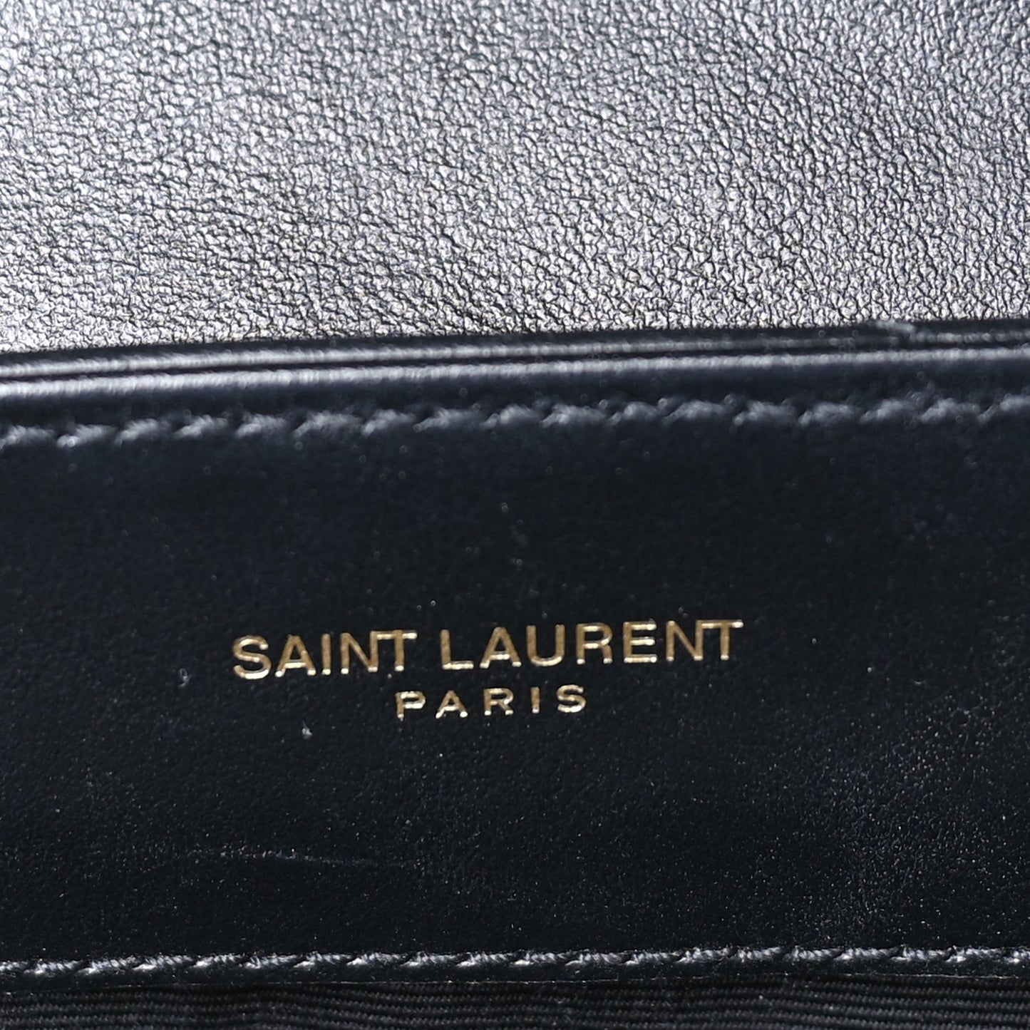 Calfskin Y Quilted Monogram Small Loulou Chain Satchel  Black