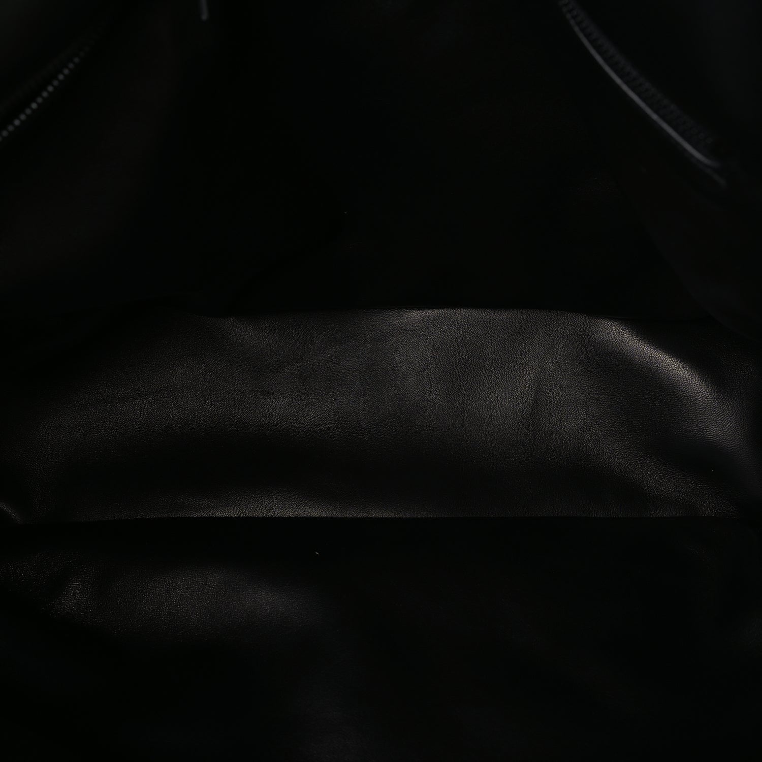 Saint Laurent Lambskin Wide Puffer Tote  Black 4 of 8