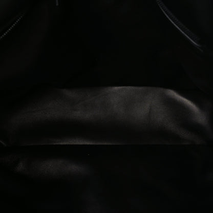 Saint Laurent Lambskin Wide Puffer Tote  Black 4 of 8