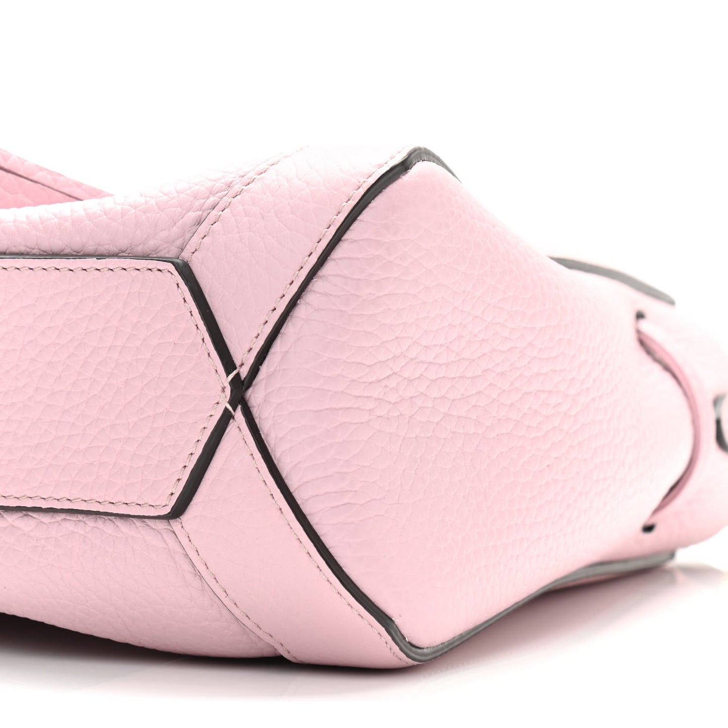 Heavy Grain Calfskin Mini Millie Powder Pink