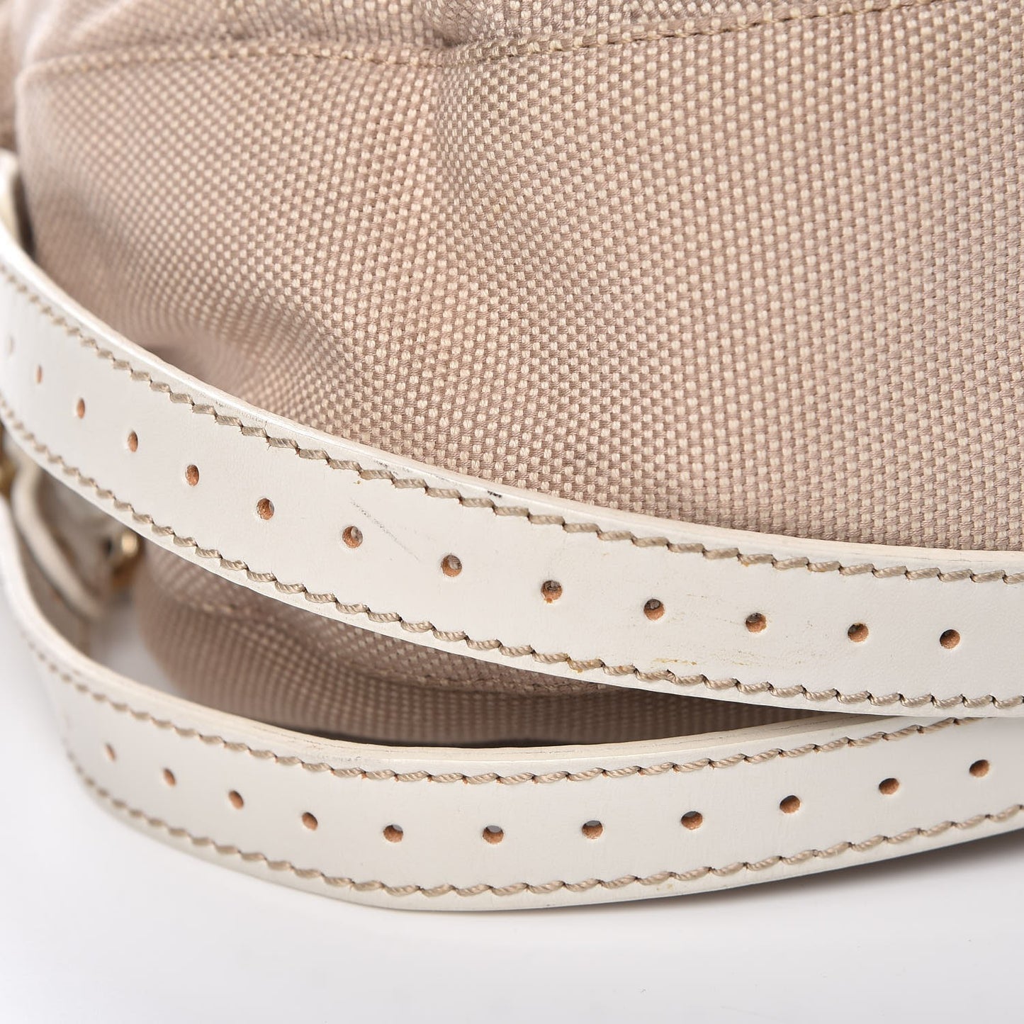 Canvas Knot Hobo Beige