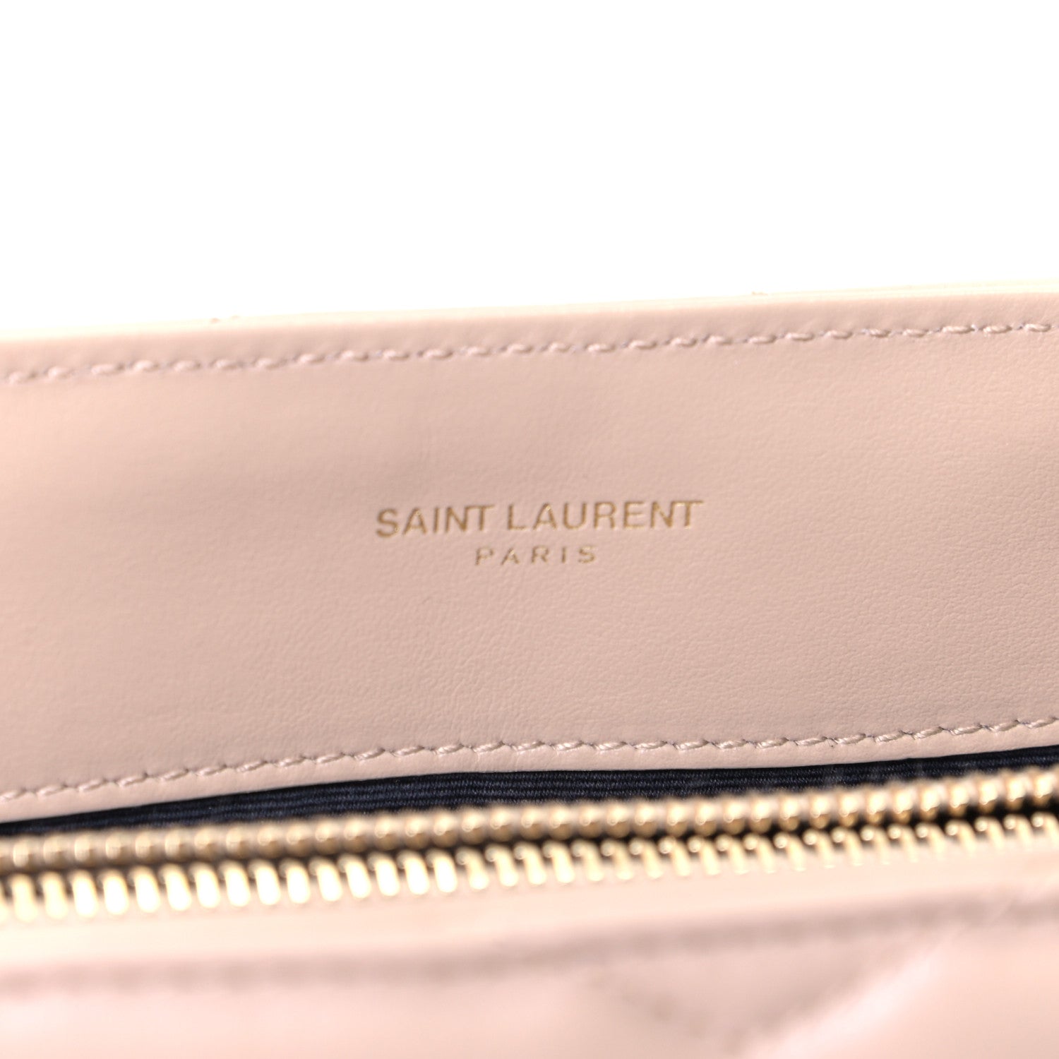 Saint Laurent Calfskin Y Quilted Monogram Medium Loulou Chain Satchel Dark Beige 5 of 6