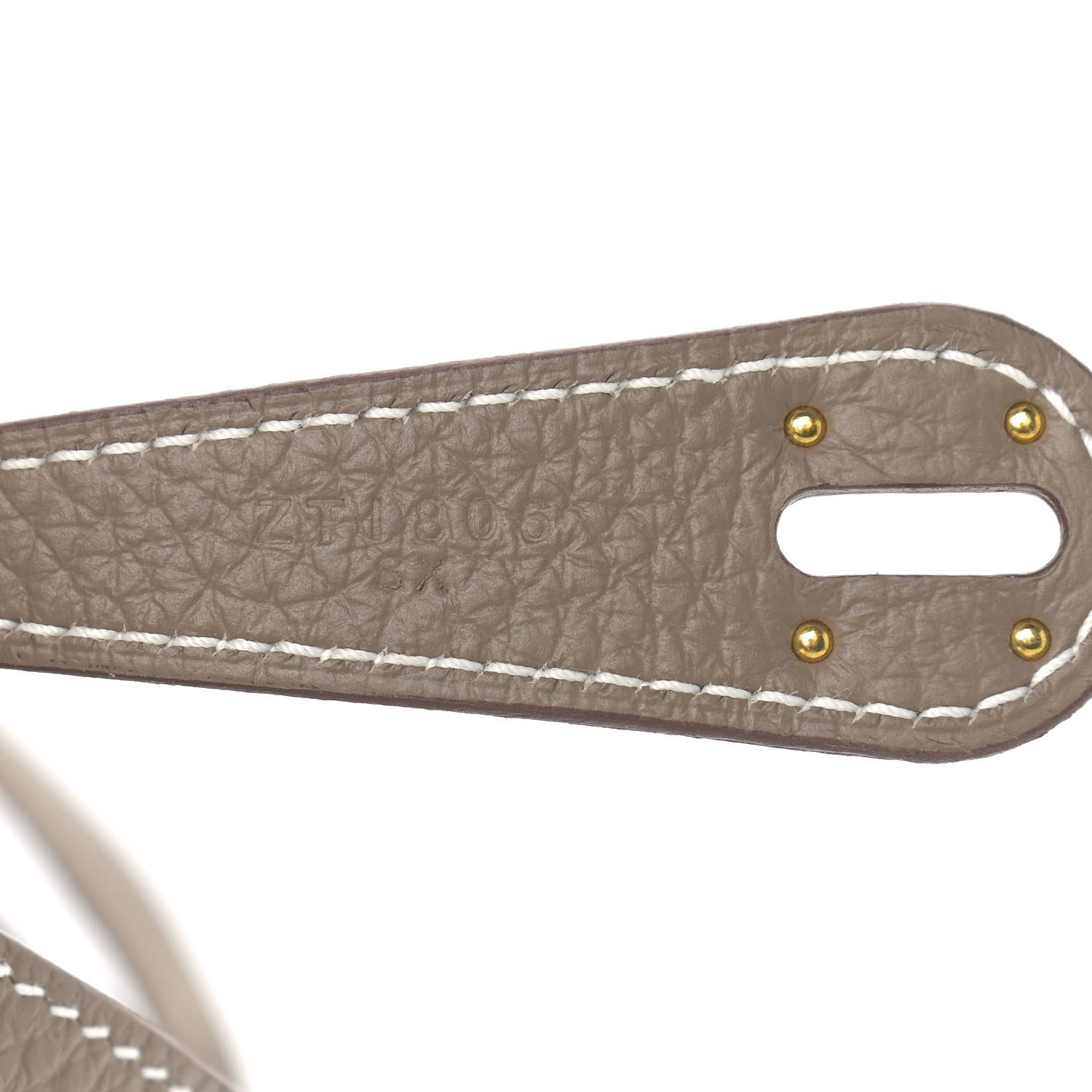 Hermes Taurillon Clemence Lindy 26 Etoupe 7 of 9