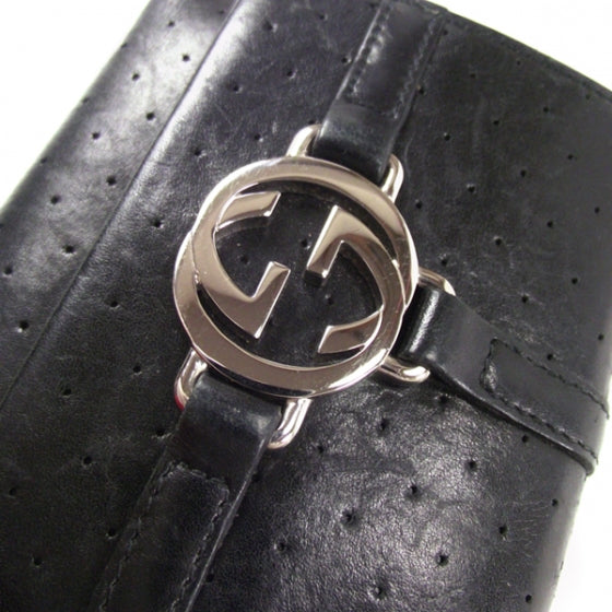 Leather Perforated Britt Wallet