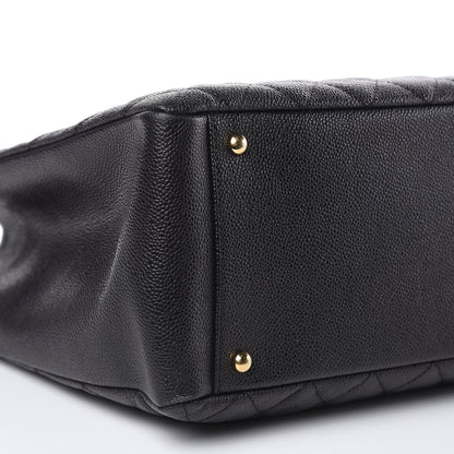 Chanel Caviar Quilted XL Grand Shopping Tote GST Black 8 of 16