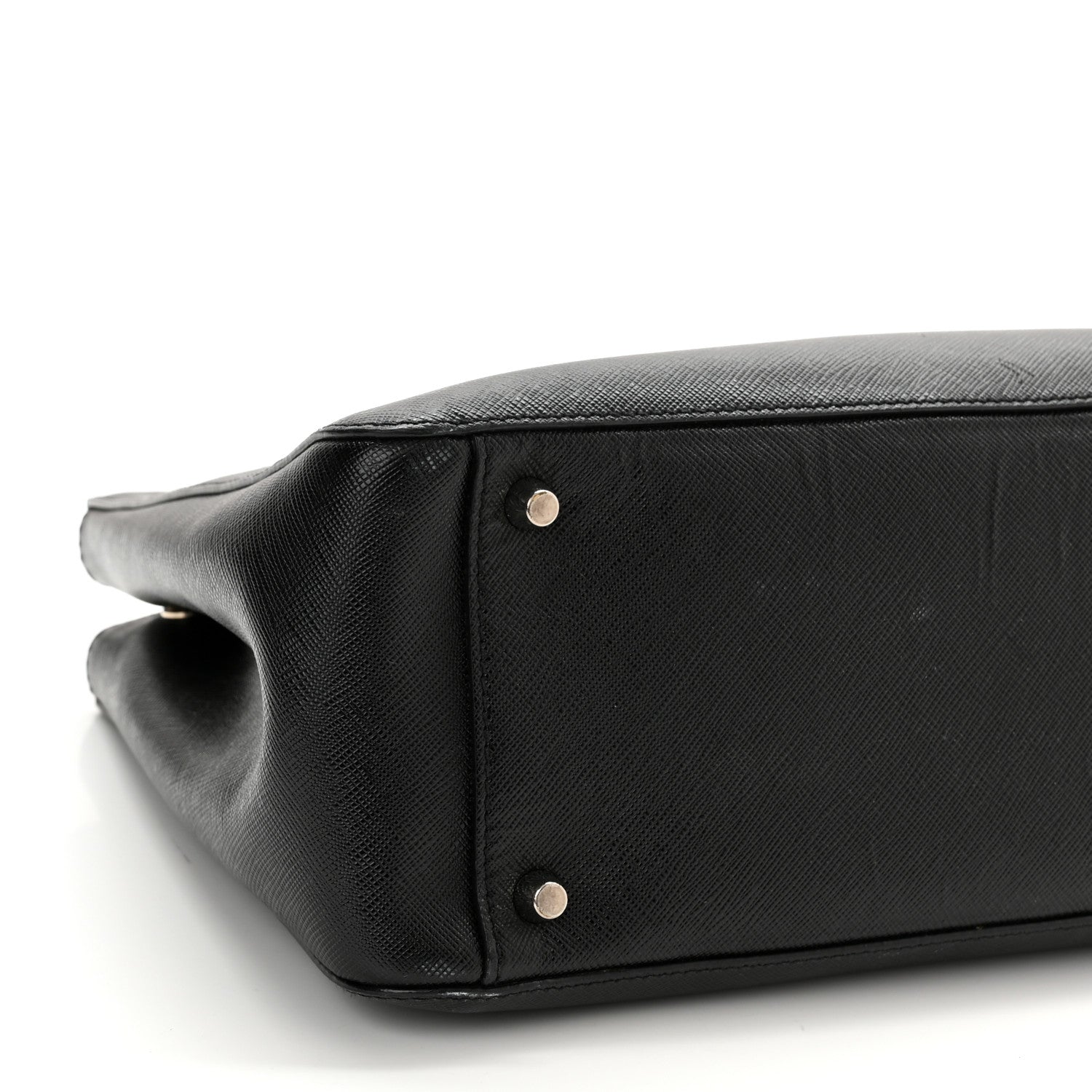 Prada Saffiano Small Galleria Double Zip Tote Black 8 of 16