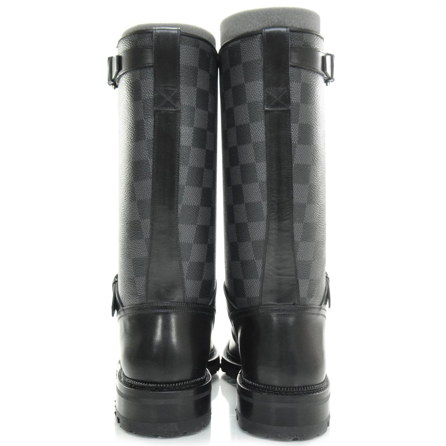 Damier Graphite Edgy Biker Boots 8.5