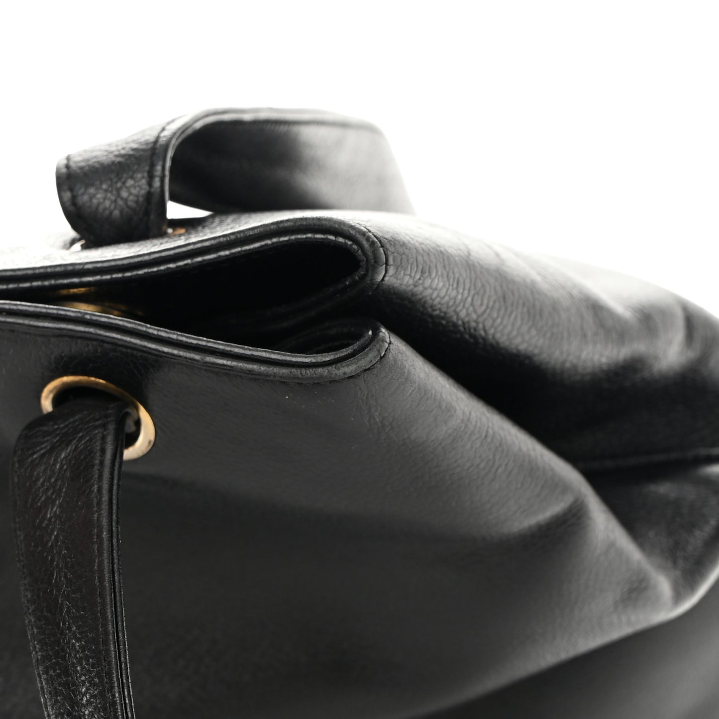 Caviar Large CC Shoulder Bag Black