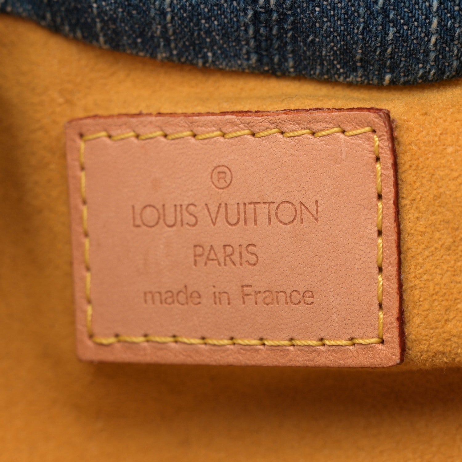 Louis Vuitton Monogram Denim Pleaty Blue 6 of 10