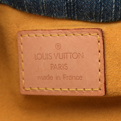 Louis Vuitton Monogram Denim Pleaty Blue 6 of 10