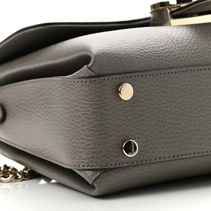 Gucci Dollar Calfskin Interlocking G Top Handle Shoulder Bag Loess 9 of 10
