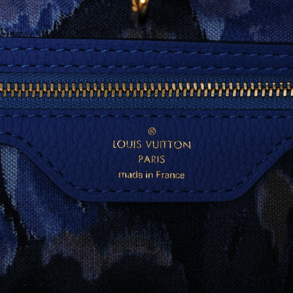 Louis Vuitton Monogram Articles de Voyage Ikat Neverfull MM Grand Blue 6 of 6