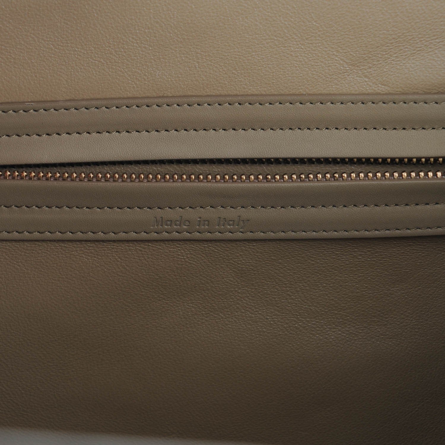 Celine Crocodile Embossed Nubuck Medium Phantom Luggage Beige 6 of 7