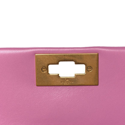 Valentino Garavani Nappa Large Roman Stud Shoulder Bag Giacinto 7 of 11