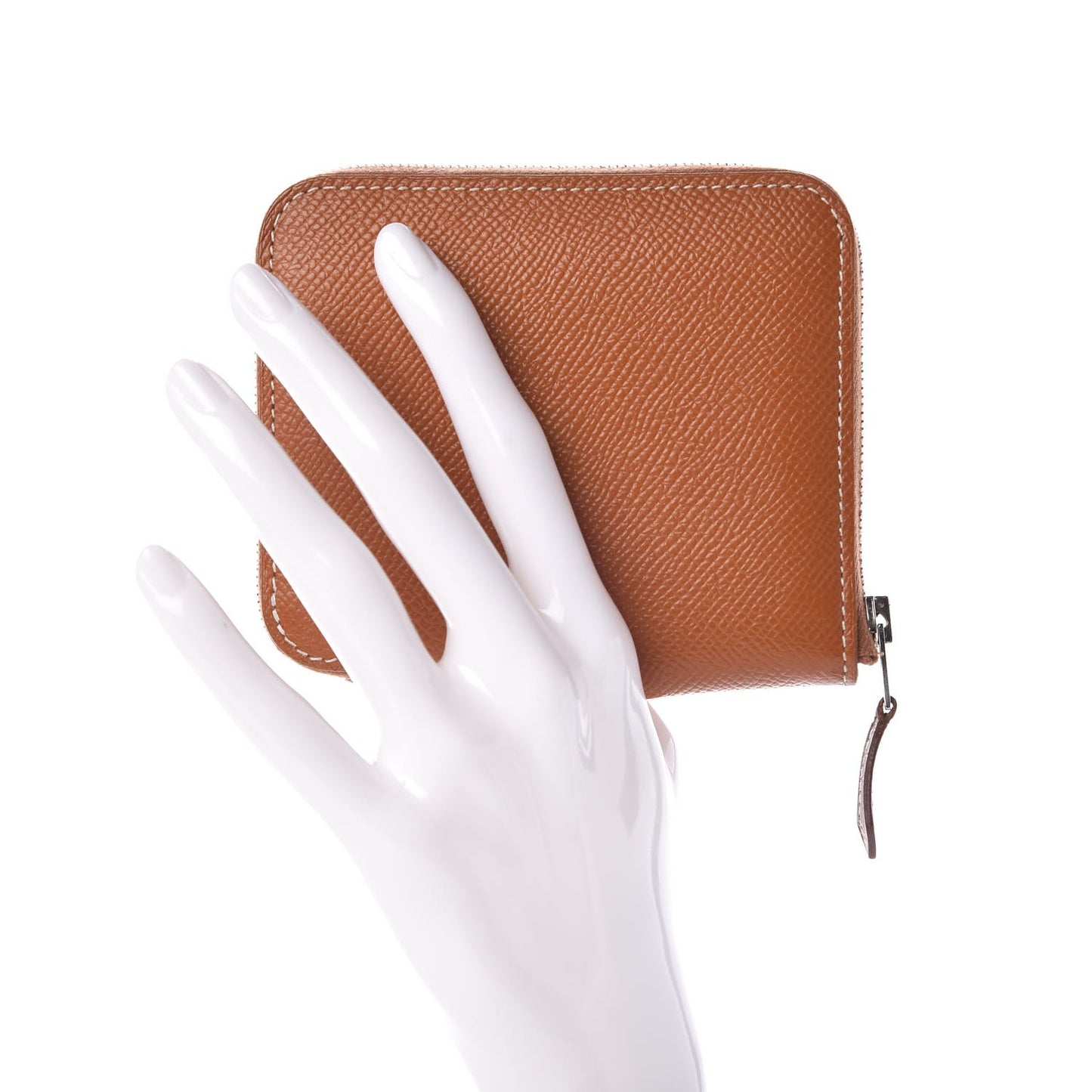 Epsom Silk'in Compact Wallet Gold