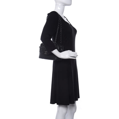 Chanel Caviar Lambskin Quilted Coco Break Camera Case Black 2 of 11