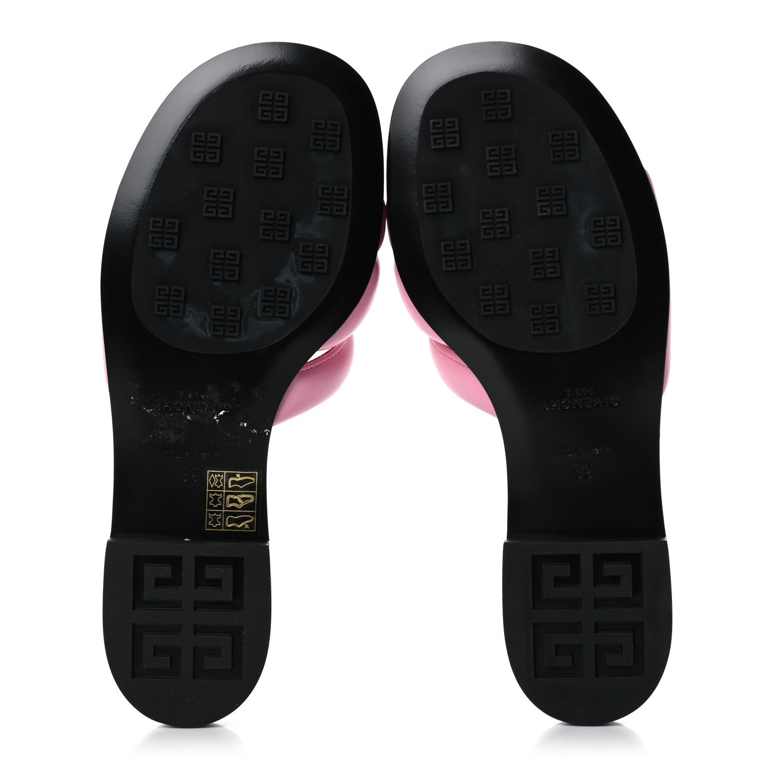 Givenchy Nappa G Flat Sandals 36 Baby Pink 5 of 11