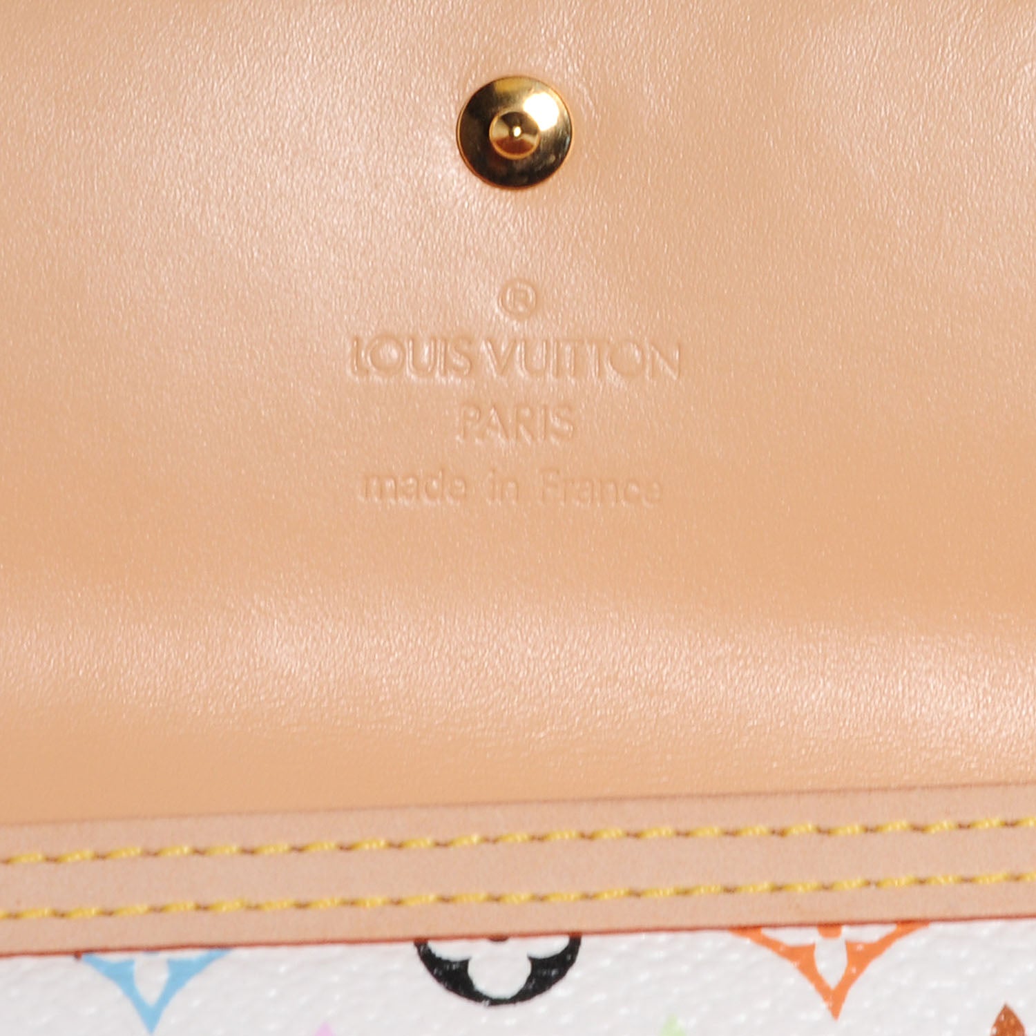 Louis Vuitton Monogram Multicolor Porte Tresor International Wallet White 7 of 7