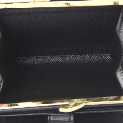 Louis Vuitton Epi French Purse Wallet Black 5 of 8